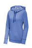 Sport-Tek ® Ladies PosiCharge ® Tri-Blend Wicking Fleece Hooded Pullover LST296